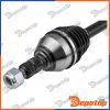 Demi-Arbre de Transmission MTM gauche pour OPEL | NPW-PL-169, 7845